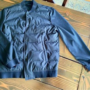 ZARA Men’s Black Lightweight Bomber Jacket like new